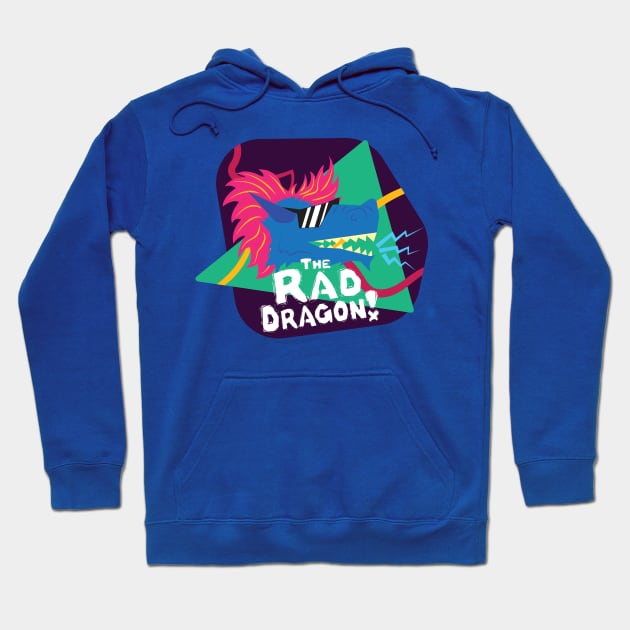 The Rad Dragon Inn Hoodie by MadArtisan